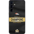 NFL Denver Broncos Super Bowl 50 Champions Black Galaxy S25 Skin